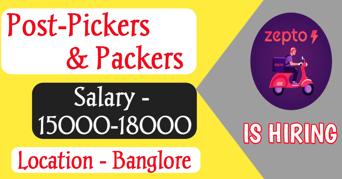 Zepto company Vacancy